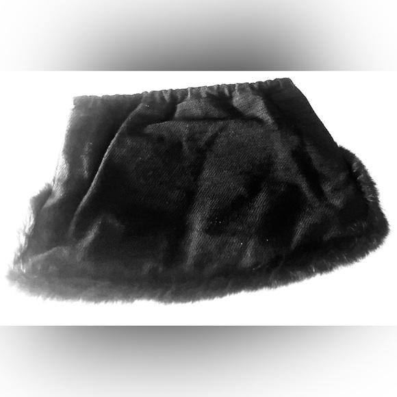 Moschino  Faux Fur Clutch Bag